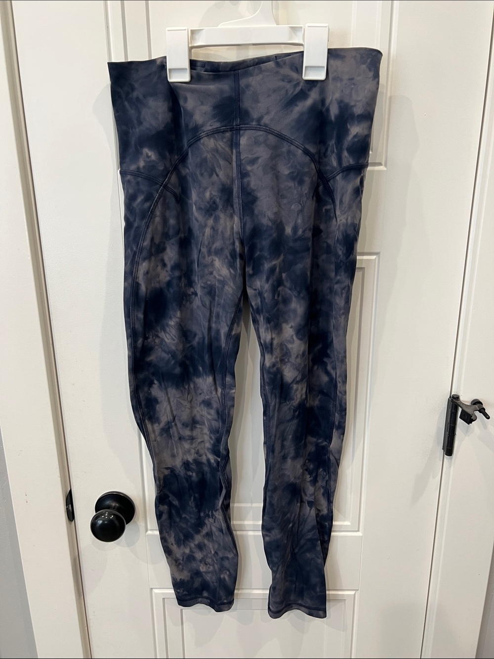 lululemon athletica Navy Tie-Dye High-Rise Leggings